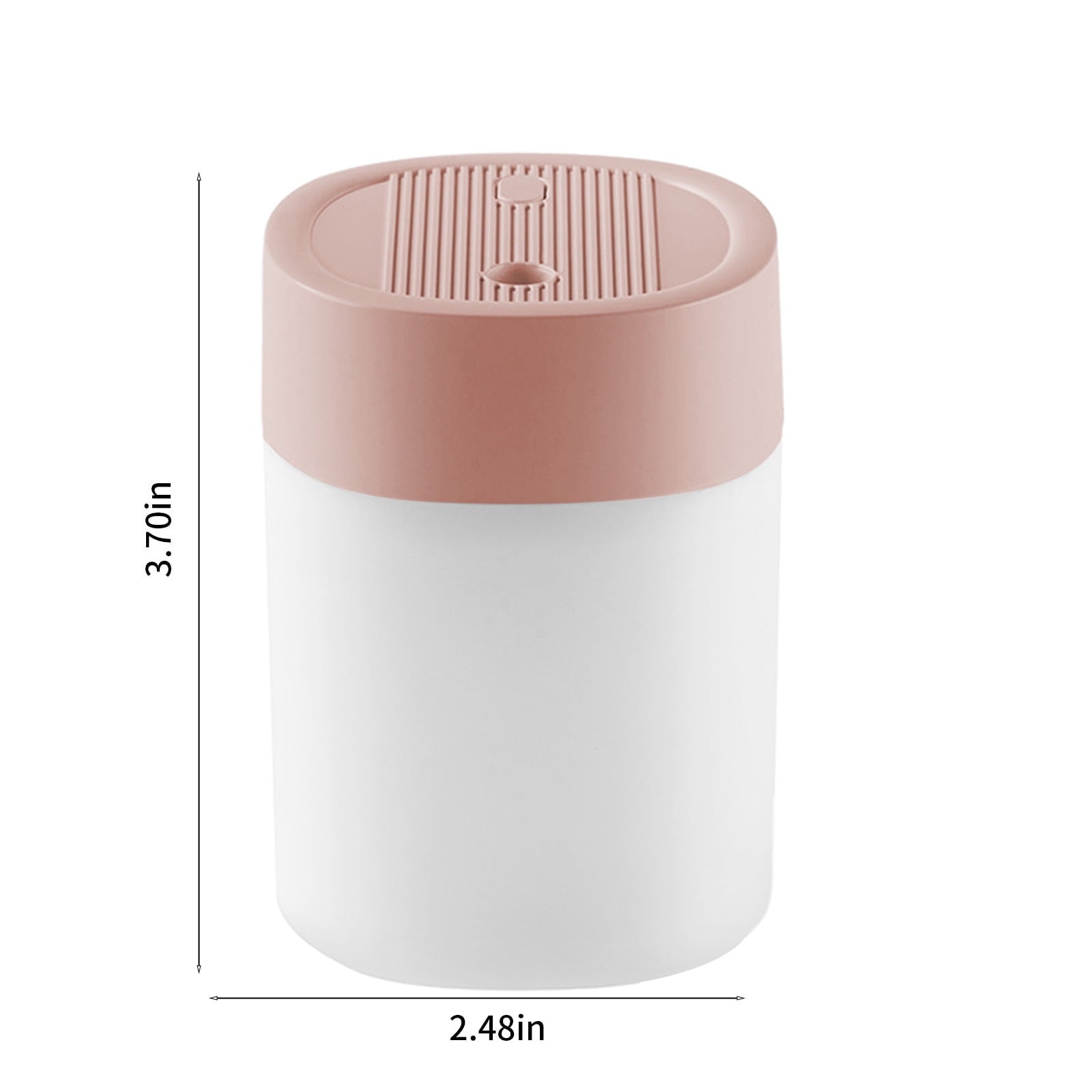 Portable Mini USB Humidifier with LED Light, 200 ML Ultra-Quiet Cool Mist Humidifier for Home and Office Use, Ideal for Plants, Easy to Clean